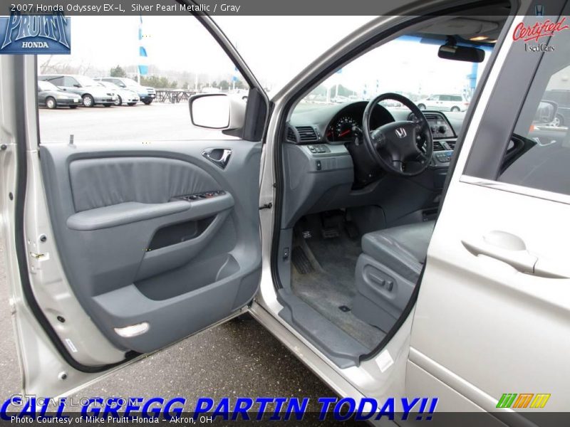 Silver Pearl Metallic / Gray 2007 Honda Odyssey EX-L