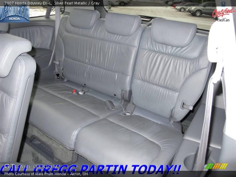 Silver Pearl Metallic / Gray 2007 Honda Odyssey EX-L