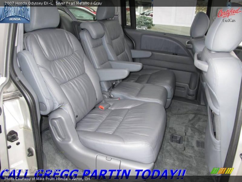 Silver Pearl Metallic / Gray 2007 Honda Odyssey EX-L