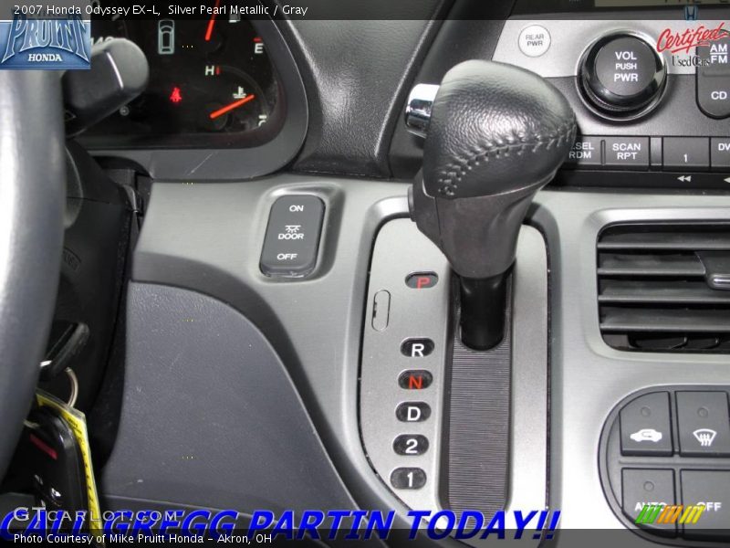 Silver Pearl Metallic / Gray 2007 Honda Odyssey EX-L