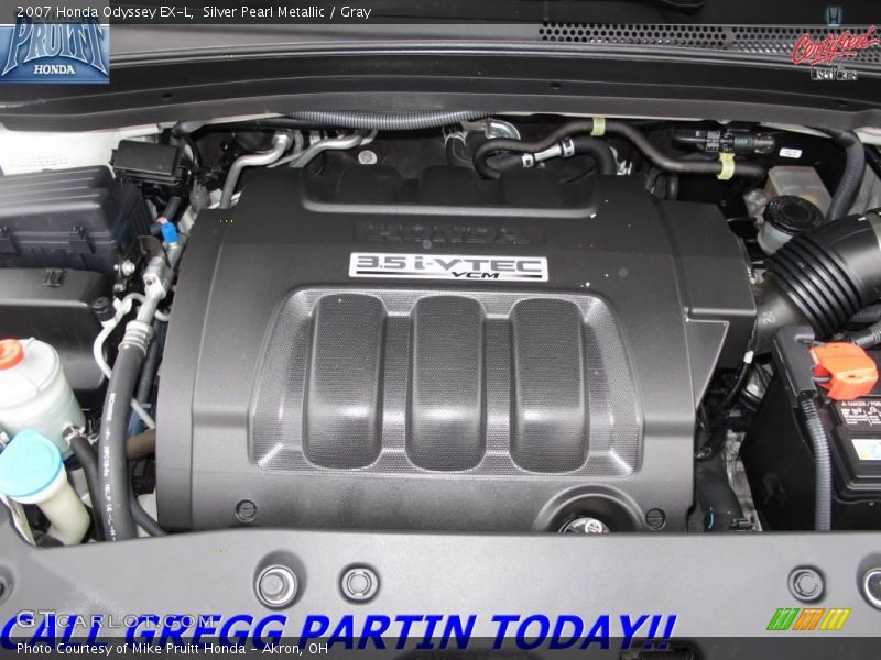 Silver Pearl Metallic / Gray 2007 Honda Odyssey EX-L