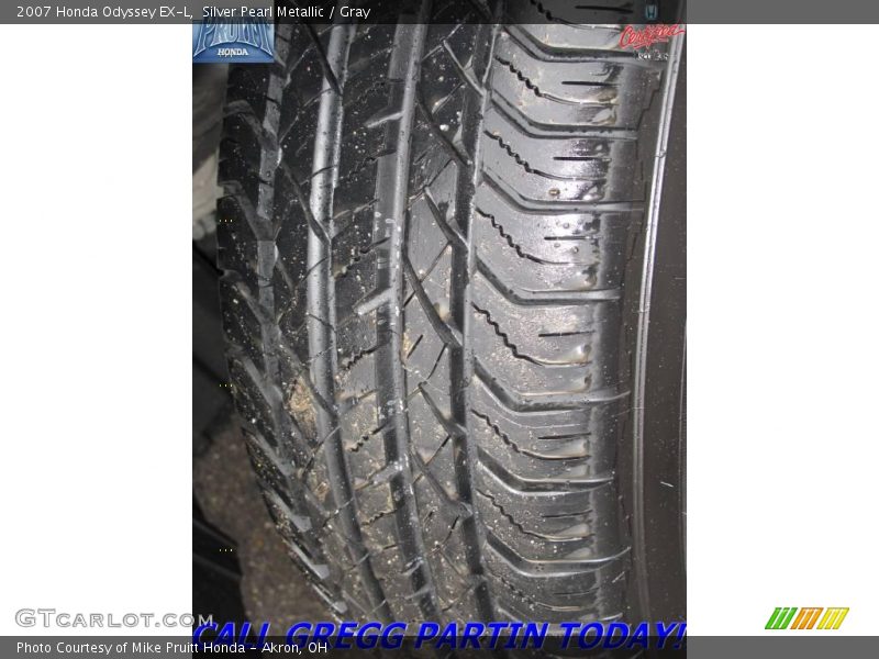 Silver Pearl Metallic / Gray 2007 Honda Odyssey EX-L