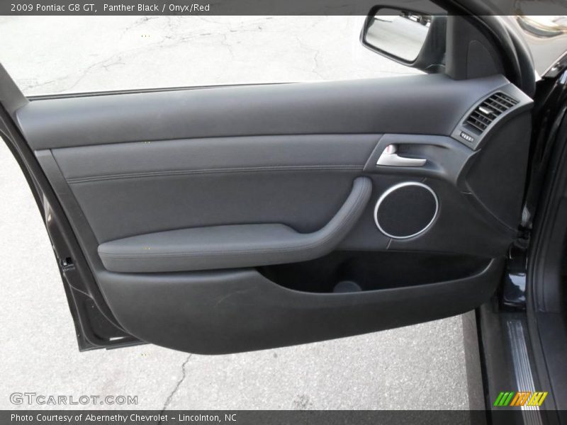 Panther Black / Onyx/Red 2009 Pontiac G8 GT
