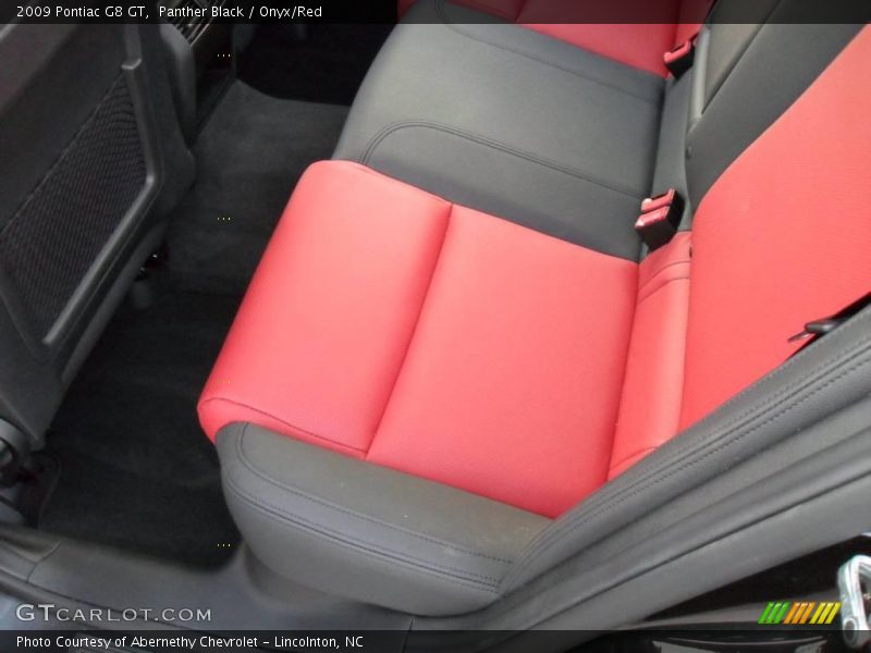 Panther Black / Onyx/Red 2009 Pontiac G8 GT