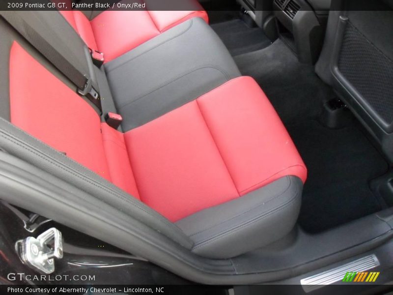 Panther Black / Onyx/Red 2009 Pontiac G8 GT