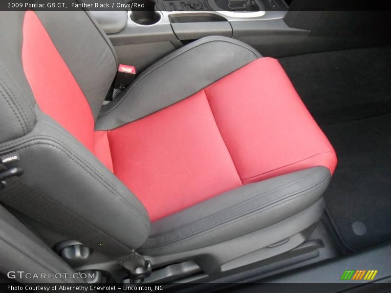 Panther Black / Onyx/Red 2009 Pontiac G8 GT