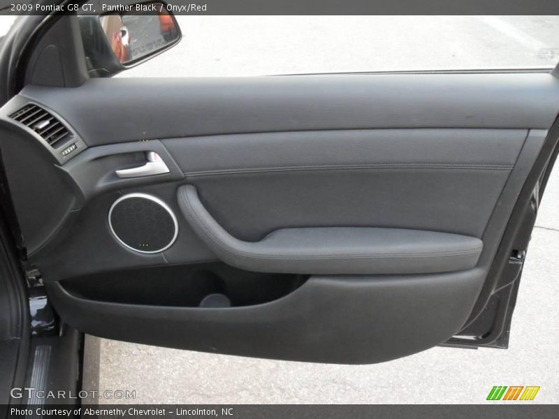 Panther Black / Onyx/Red 2009 Pontiac G8 GT