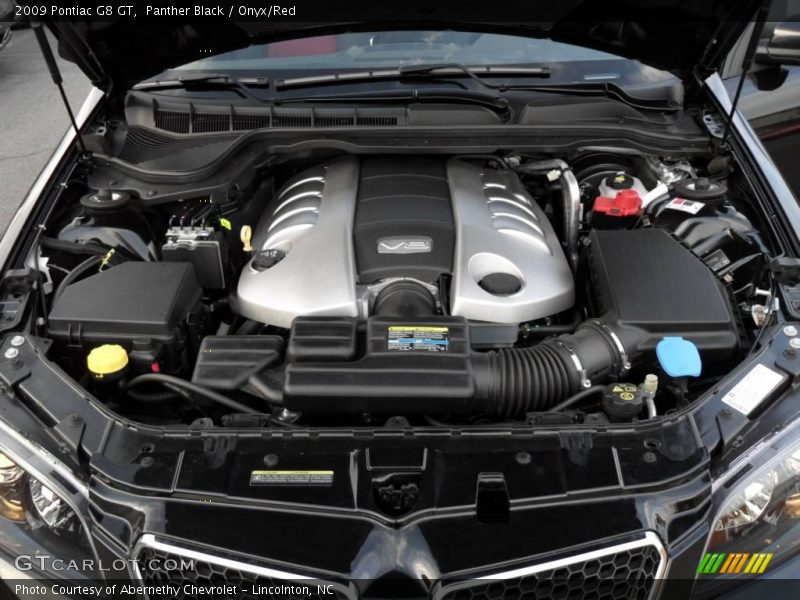 Panther Black / Onyx/Red 2009 Pontiac G8 GT