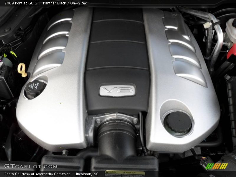 Panther Black / Onyx/Red 2009 Pontiac G8 GT
