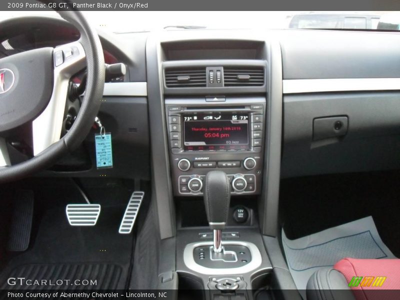 Panther Black / Onyx/Red 2009 Pontiac G8 GT