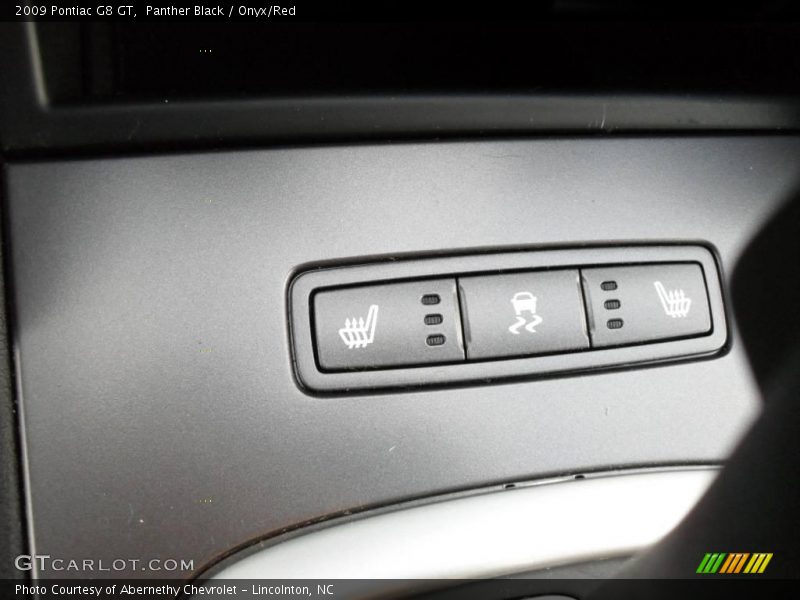 Panther Black / Onyx/Red 2009 Pontiac G8 GT