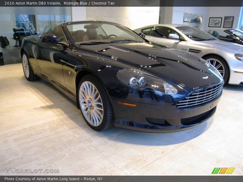 Midnight Blue / Chestnut Tan 2010 Aston Martin DB9 Volante