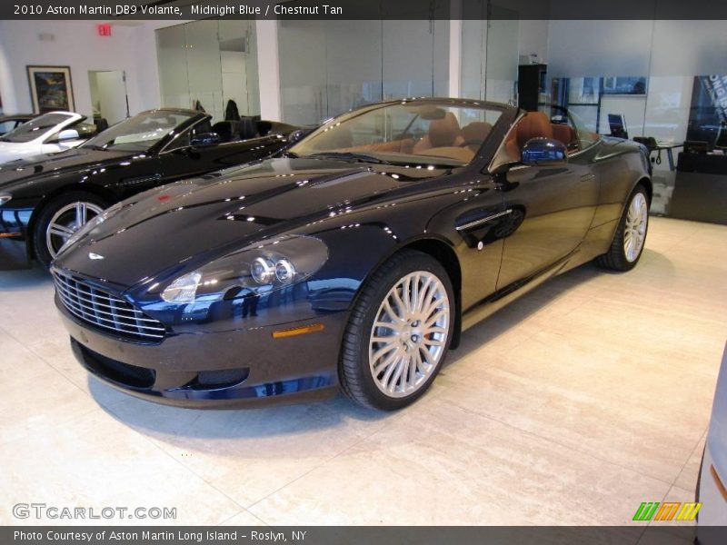 Midnight Blue / Chestnut Tan 2010 Aston Martin DB9 Volante