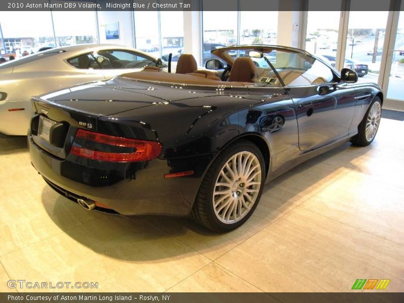 Midnight Blue / Chestnut Tan 2010 Aston Martin DB9 Volante