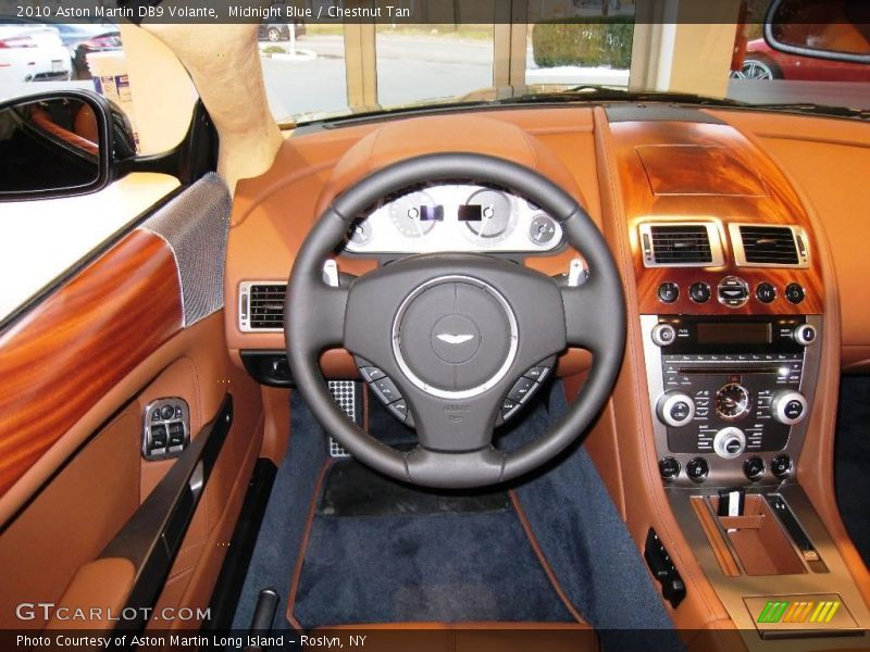 Midnight Blue / Chestnut Tan 2010 Aston Martin DB9 Volante