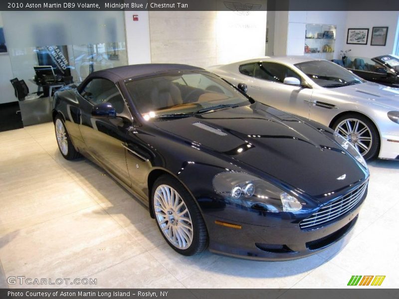 Midnight Blue / Chestnut Tan 2010 Aston Martin DB9 Volante