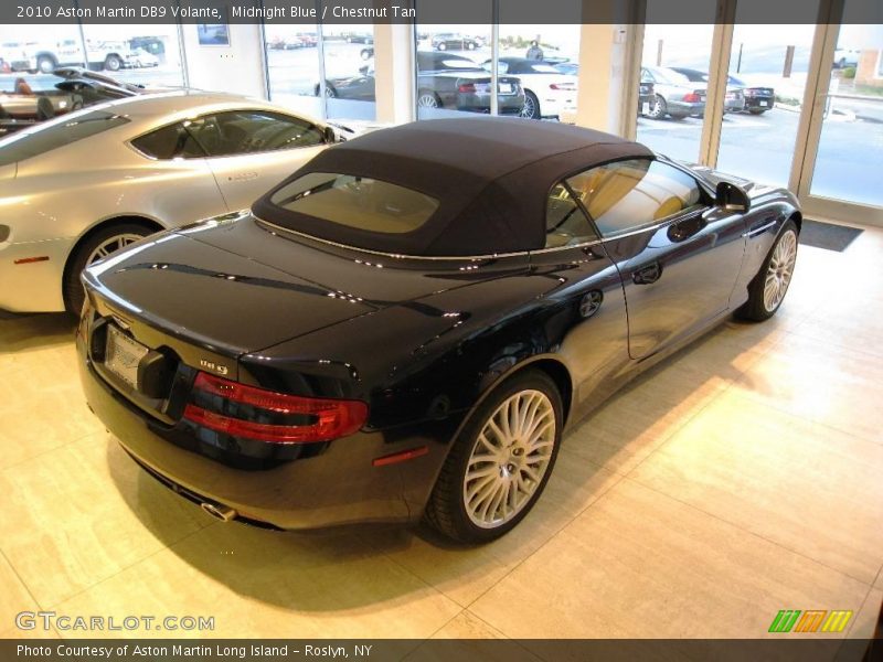 Midnight Blue / Chestnut Tan 2010 Aston Martin DB9 Volante