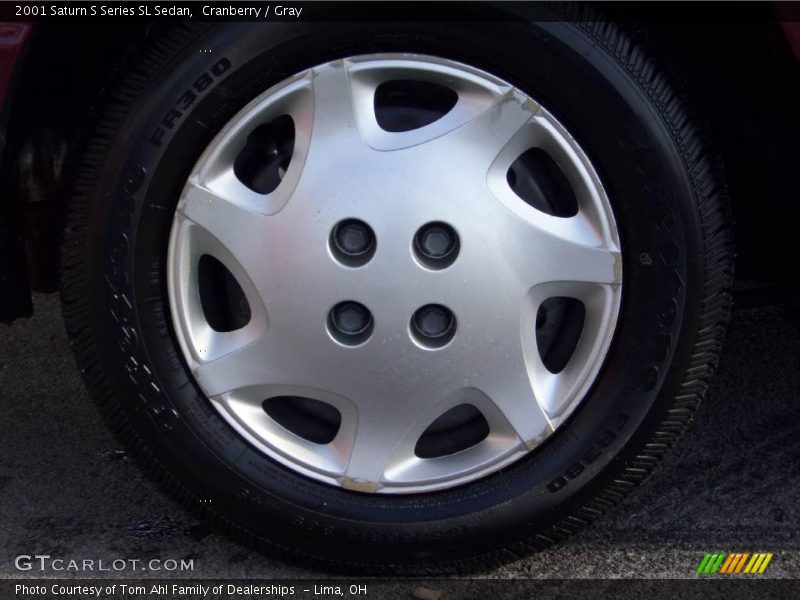 Cranberry / Gray 2001 Saturn S Series SL Sedan