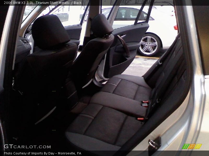 Titanium Silver Metallic / Black 2006 BMW X3 3.0i