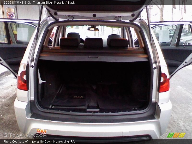 Titanium Silver Metallic / Black 2006 BMW X3 3.0i