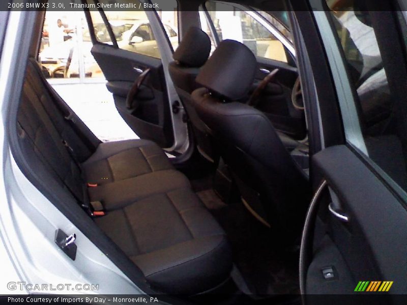 Titanium Silver Metallic / Black 2006 BMW X3 3.0i