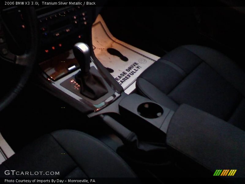 Titanium Silver Metallic / Black 2006 BMW X3 3.0i