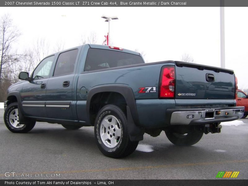 Blue Granite Metallic / Dark Charcoal 2007 Chevrolet Silverado 1500 Classic LT  Z71 Crew Cab 4x4