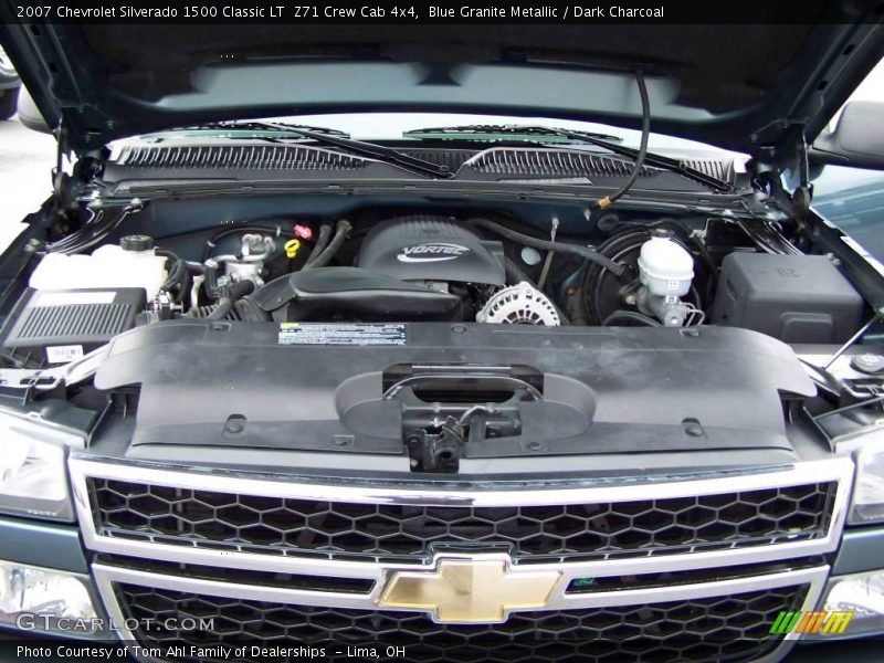 Blue Granite Metallic / Dark Charcoal 2007 Chevrolet Silverado 1500 Classic LT  Z71 Crew Cab 4x4