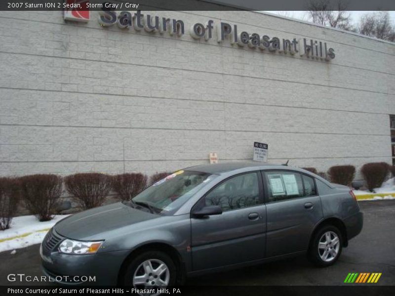 Storm Gray / Gray 2007 Saturn ION 2 Sedan