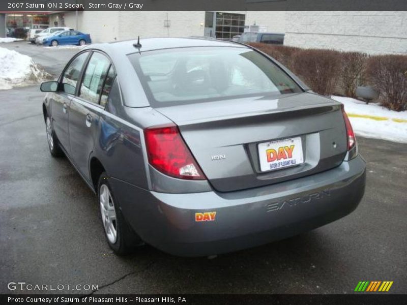 Storm Gray / Gray 2007 Saturn ION 2 Sedan
