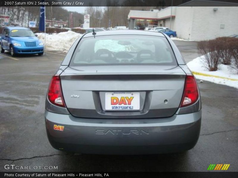 Storm Gray / Gray 2007 Saturn ION 2 Sedan