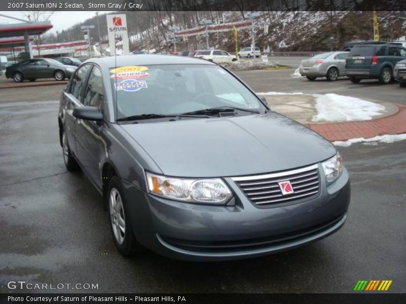 Storm Gray / Gray 2007 Saturn ION 2 Sedan