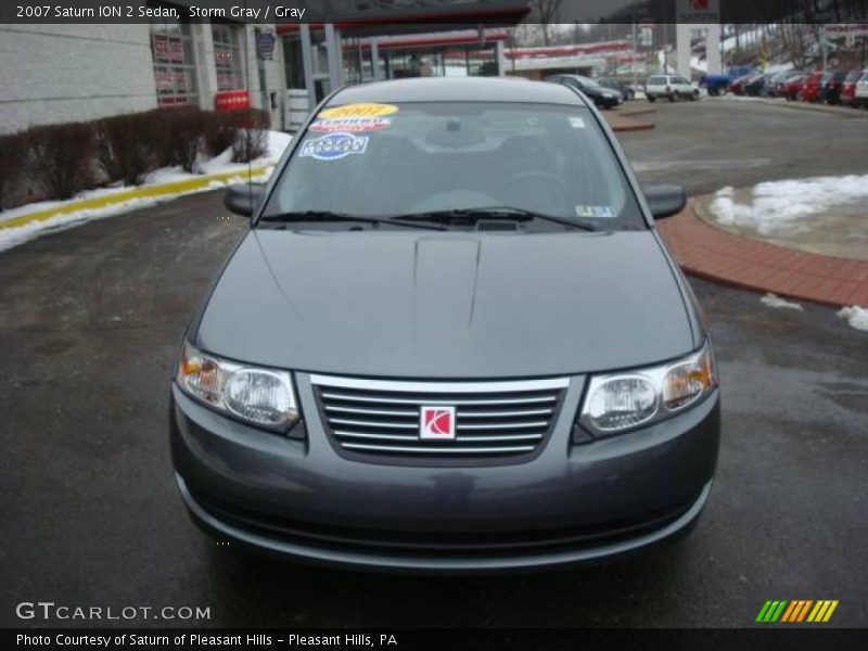 Storm Gray / Gray 2007 Saturn ION 2 Sedan