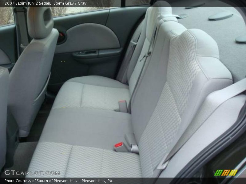 Storm Gray / Gray 2007 Saturn ION 2 Sedan