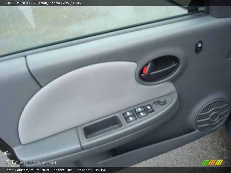 Storm Gray / Gray 2007 Saturn ION 2 Sedan