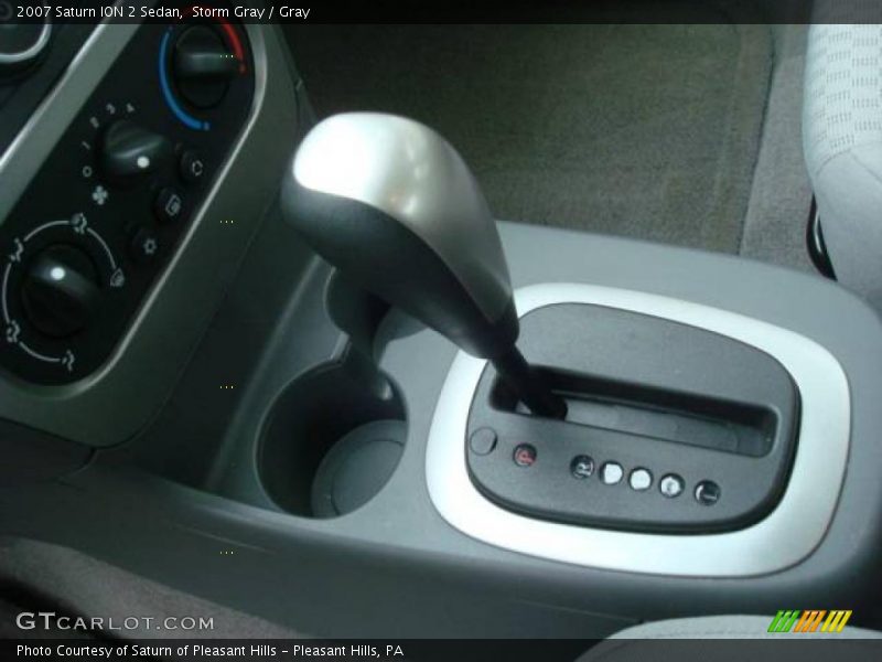 Storm Gray / Gray 2007 Saturn ION 2 Sedan