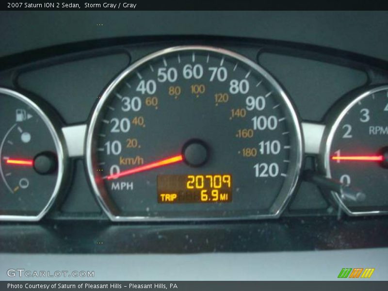 Storm Gray / Gray 2007 Saturn ION 2 Sedan