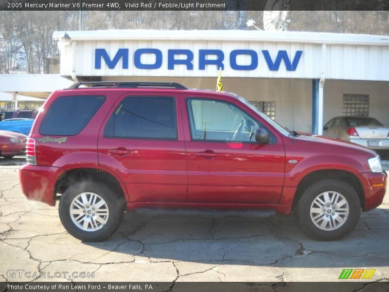 Vivid Red / Pebble/Light Parchment 2005 Mercury Mariner V6 Premier 4WD