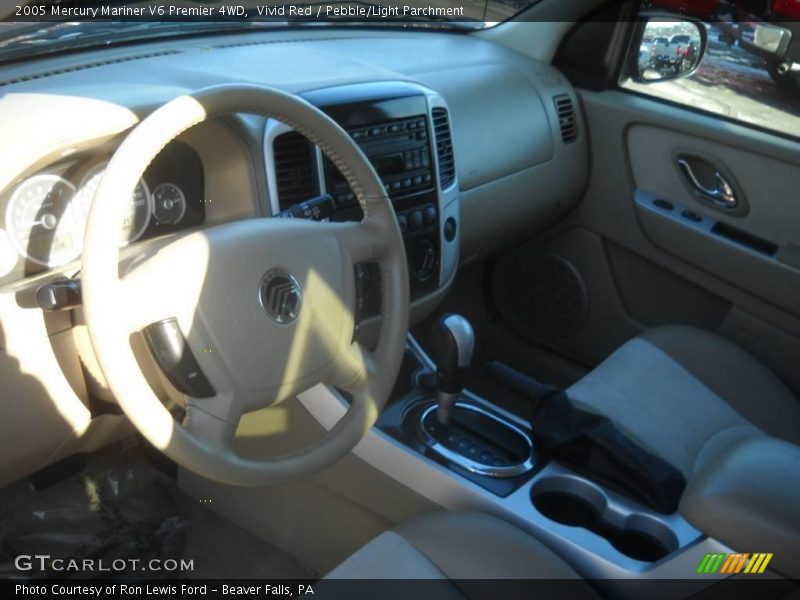 Vivid Red / Pebble/Light Parchment 2005 Mercury Mariner V6 Premier 4WD