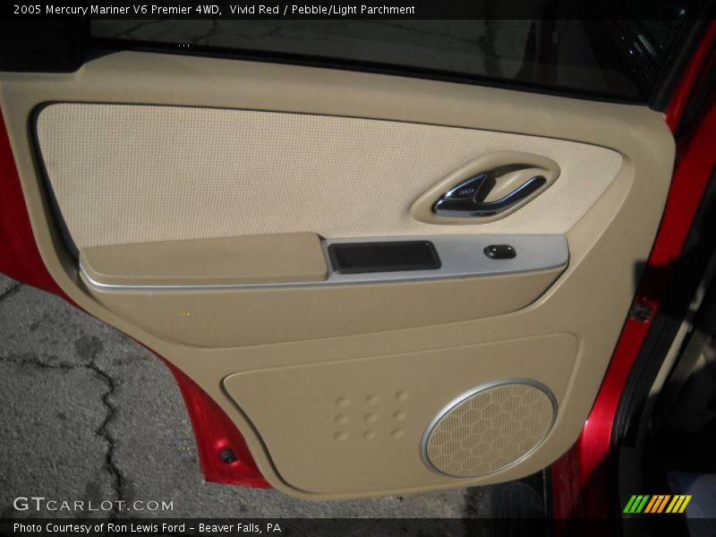 Vivid Red / Pebble/Light Parchment 2005 Mercury Mariner V6 Premier 4WD