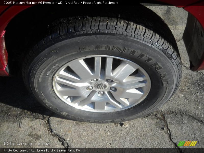 Vivid Red / Pebble/Light Parchment 2005 Mercury Mariner V6 Premier 4WD