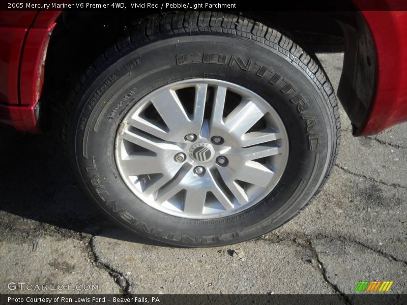 Vivid Red / Pebble/Light Parchment 2005 Mercury Mariner V6 Premier 4WD
