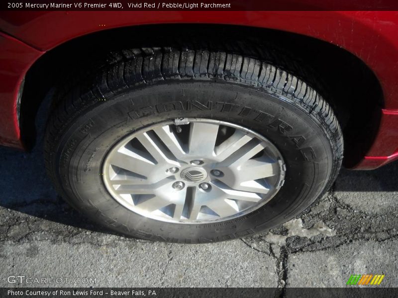 Vivid Red / Pebble/Light Parchment 2005 Mercury Mariner V6 Premier 4WD