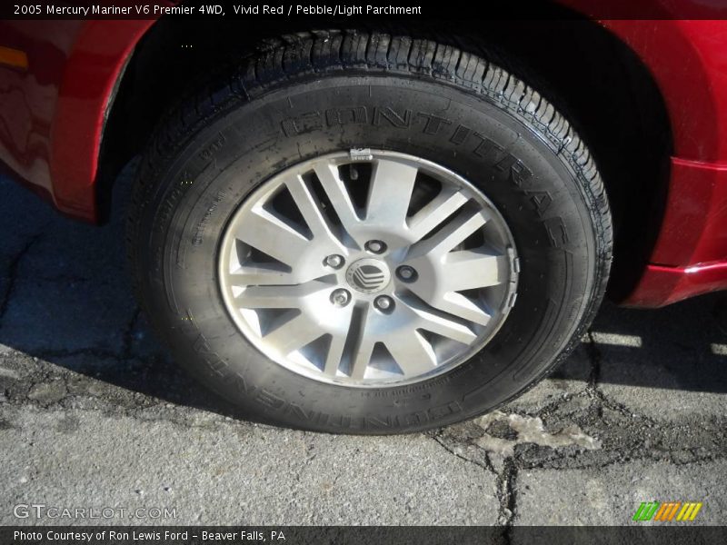 Vivid Red / Pebble/Light Parchment 2005 Mercury Mariner V6 Premier 4WD