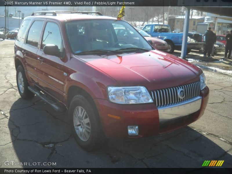 Vivid Red / Pebble/Light Parchment 2005 Mercury Mariner V6 Premier 4WD