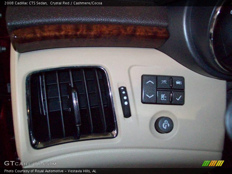 Crystal Red / Cashmere/Cocoa 2008 Cadillac CTS Sedan