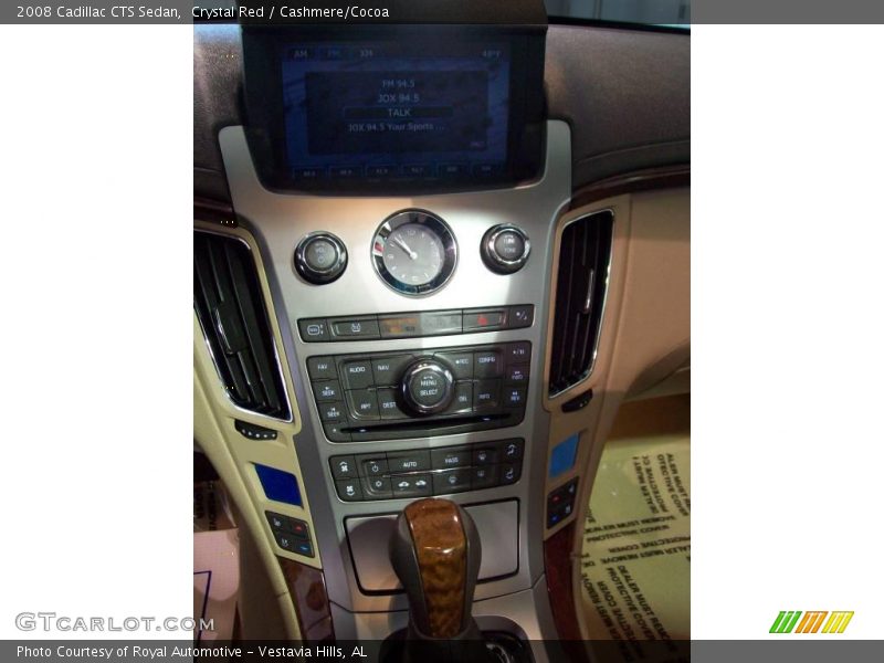 Crystal Red / Cashmere/Cocoa 2008 Cadillac CTS Sedan
