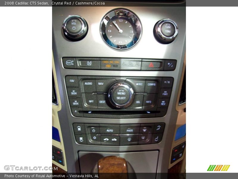 Crystal Red / Cashmere/Cocoa 2008 Cadillac CTS Sedan