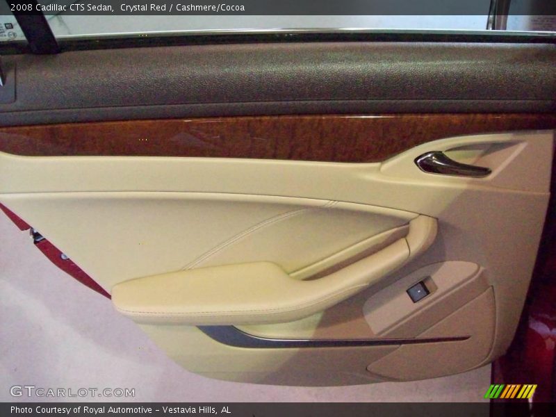 Crystal Red / Cashmere/Cocoa 2008 Cadillac CTS Sedan