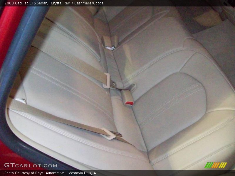 Crystal Red / Cashmere/Cocoa 2008 Cadillac CTS Sedan
